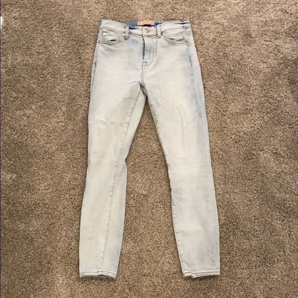 7 For All Mankind Skinny Jeans Size 27